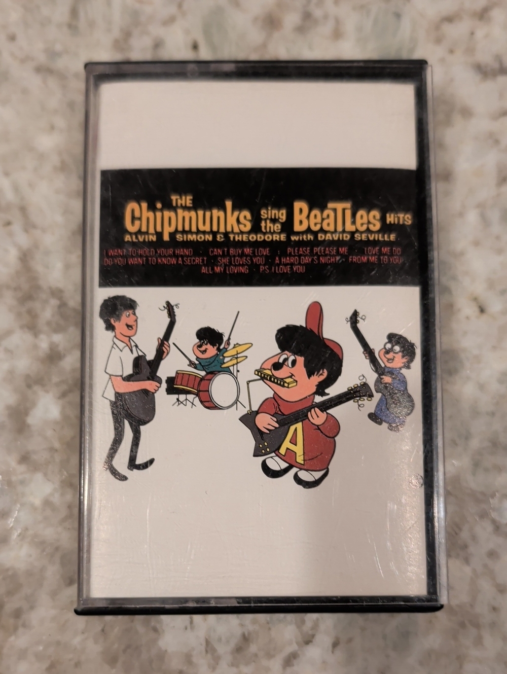 Rare The Chipmunks Sing The Beatles CRC 4 Screw Shell Variant Cassette